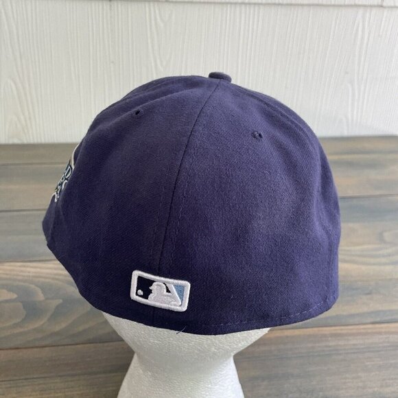 Tampa Bay Rays 2008 Official On-Field World Series Fitted Hat Cap - 7 1/4 (HT4) - Picture 5 of 7